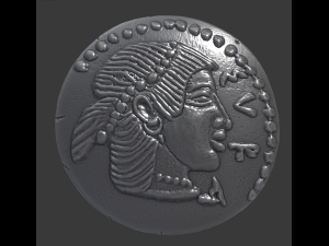 silver litra of syracuse 3Dプリントモデル