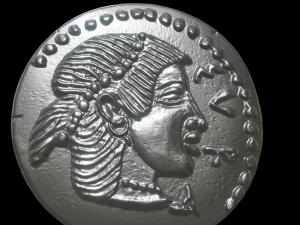 silver litra of syracuse 3Dプリントモデル