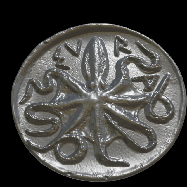 silver litra of syracuse 3Dプリントモデル .c4d .max .obj .3ds .fbx .stl .blend 