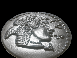 silver litra of syracuse 3Dプリントモデル