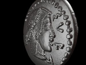 silver litra of syracuse 3Dプリントモデル