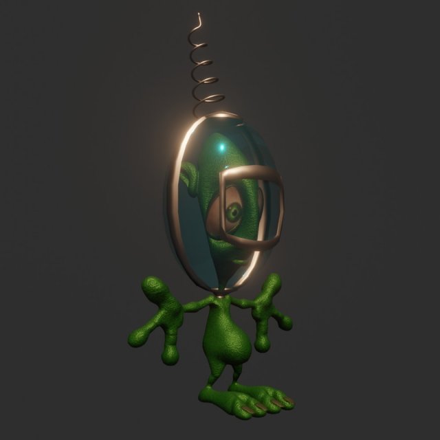 alien Modelo 3D .c4d .max .obj .3ds .fbx .stl .blend 
