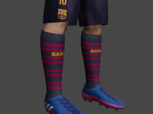 lionel messi 3D-Modell