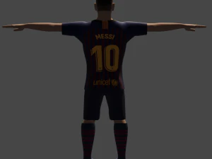 lionel messi 3D Model