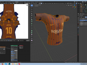 lionel messi 3D-Modell
