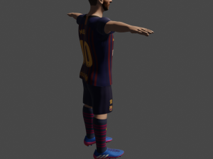 lionel messi 3D-Modell