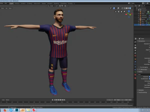 lionel messi 3D Model