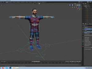 lionel messi 3D Model