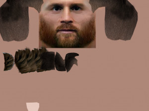 lionel messi 3D-Modell