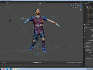 lionel messi 3D Model