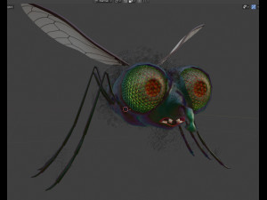 fly-rigged 3Dモデル