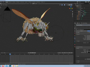 fly-rigged 3D Model