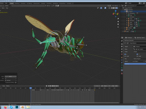 fly-rigged 3D Модель