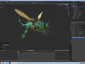 fly-rigged 3D Model