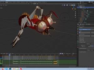 ant-rigged 3D मॉडल