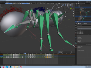 ant-rigged 3D मॉडल