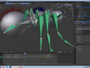 アリ装備 3Dモデル