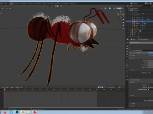ant-rigged 3D मॉडल
