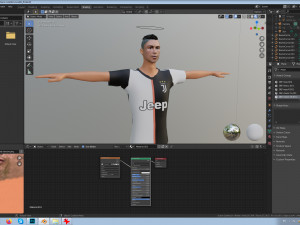 cristiano ronaldo 3Dモデル