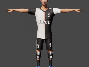 cristiano ronaldo 3Dモデル