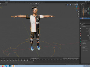 cristiano ronaldo 3Dモデル