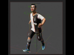 cristiano ronaldo 3Dモデル