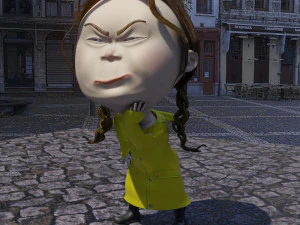 greta 3D Model