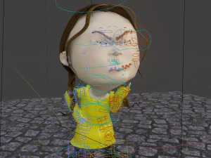 greta 3D Model