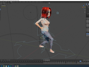 cartoon girl 3Dモデル