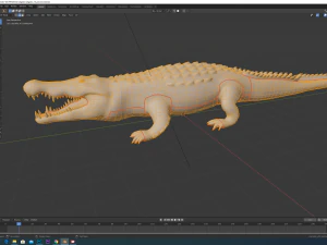 aligator 3D Model