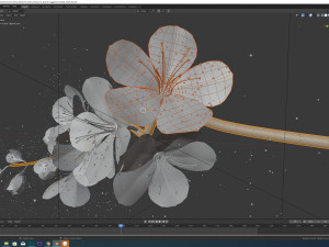 Cherry blossom branch 3Dモデル