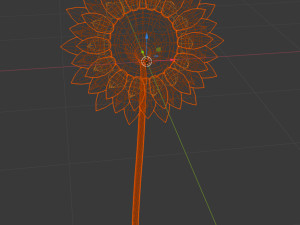 sunflower 3D 模型