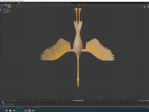 flamingo flying Modelo 3D