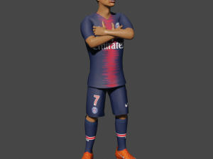 mbappe 3D-Modell