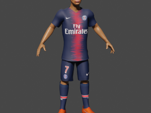 mbappe 3D-Modell