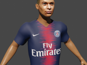 mbappe 3D-Modell