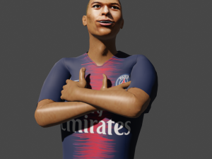 mbappe 3D-Modell