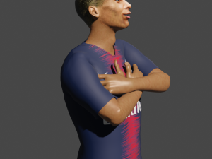 mbappe 3D-Modell