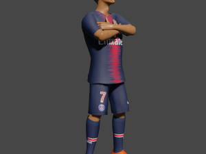 mbappe 3D-Modell