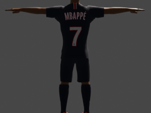 mbappe 3D-Modell