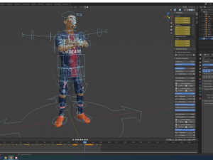 mbappe 3D-Modell
