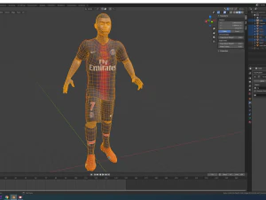 mbappe 3D Model