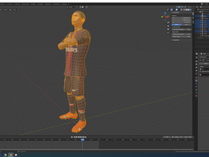 mbappe 3D-Modell