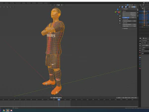 mbappe 3D Model
