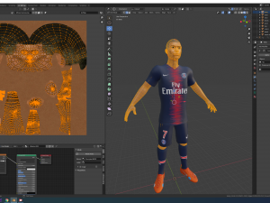mbappe 3D-Modell