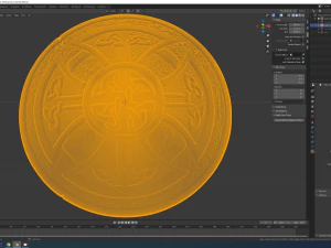 celtic shield 3d print model 3D Print Model