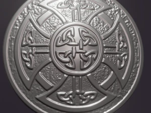celtic shield 3d print model 3D Print Model