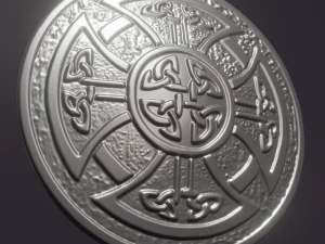 celtic shield 3d print model 3D Print Model