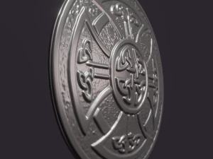 celtic shield 3d print model 3D Print Model
