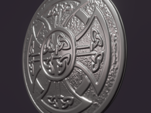 celtic shield 3d print model 3D 프린트 모델